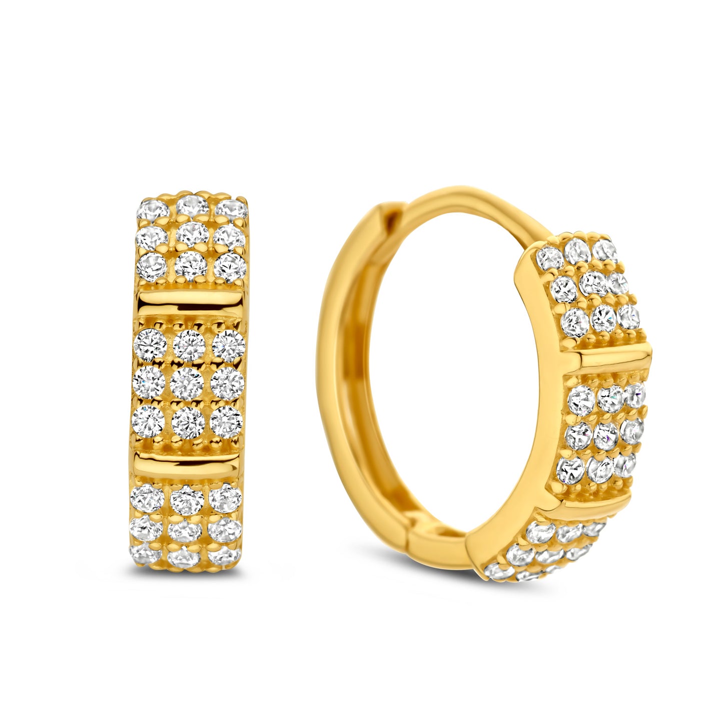 unisex Ohrring 585er Gold