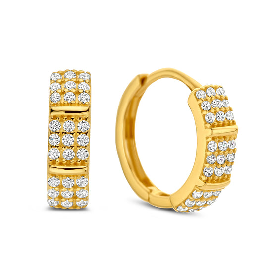 unisex Ohrring 585er Gold