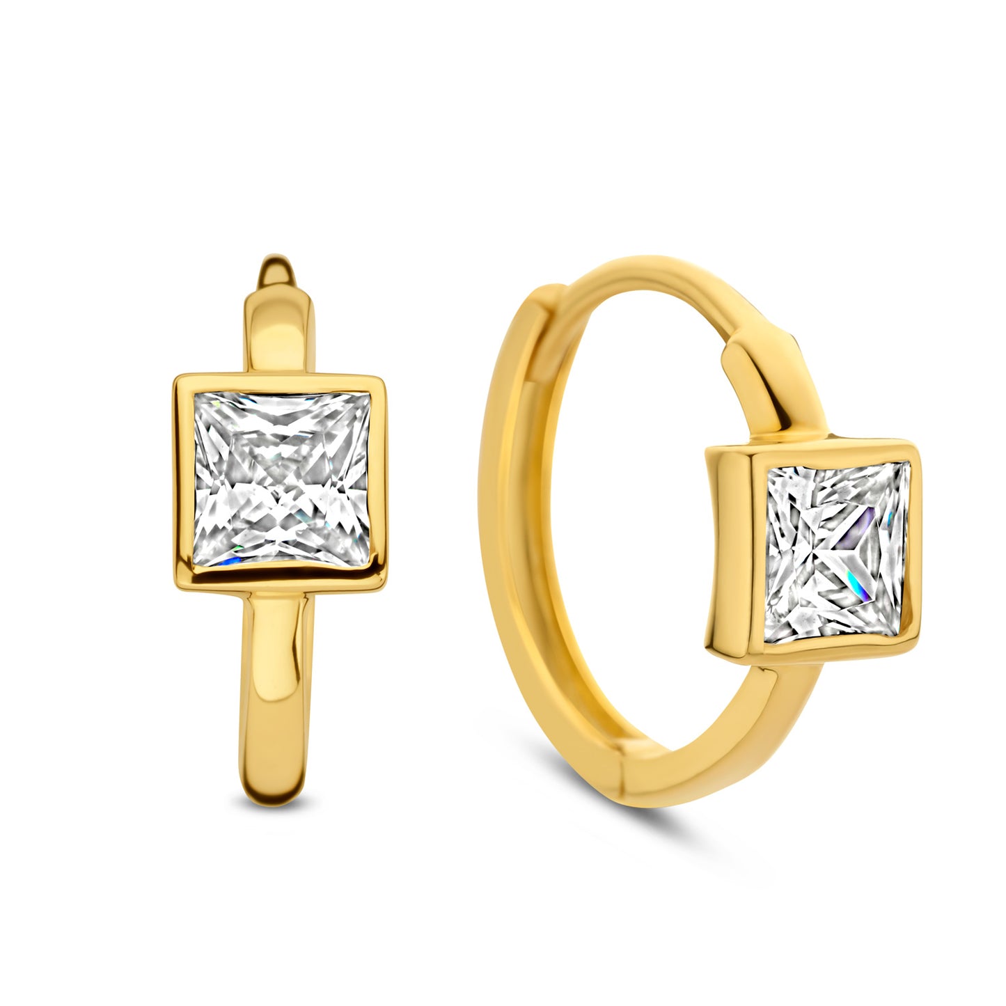 unisex Ohrring 585er Gold