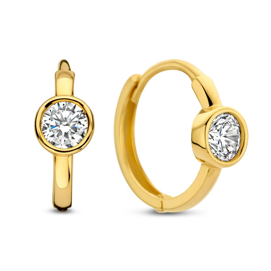 unisex Ohrring 585er Gold