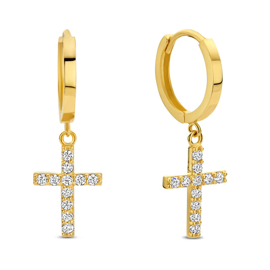 unisex Ohrring 585er Gold