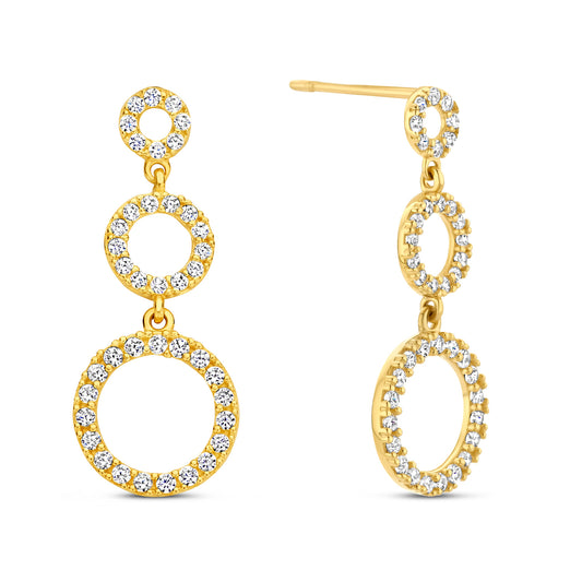 unisex Ohrring 585er Gold