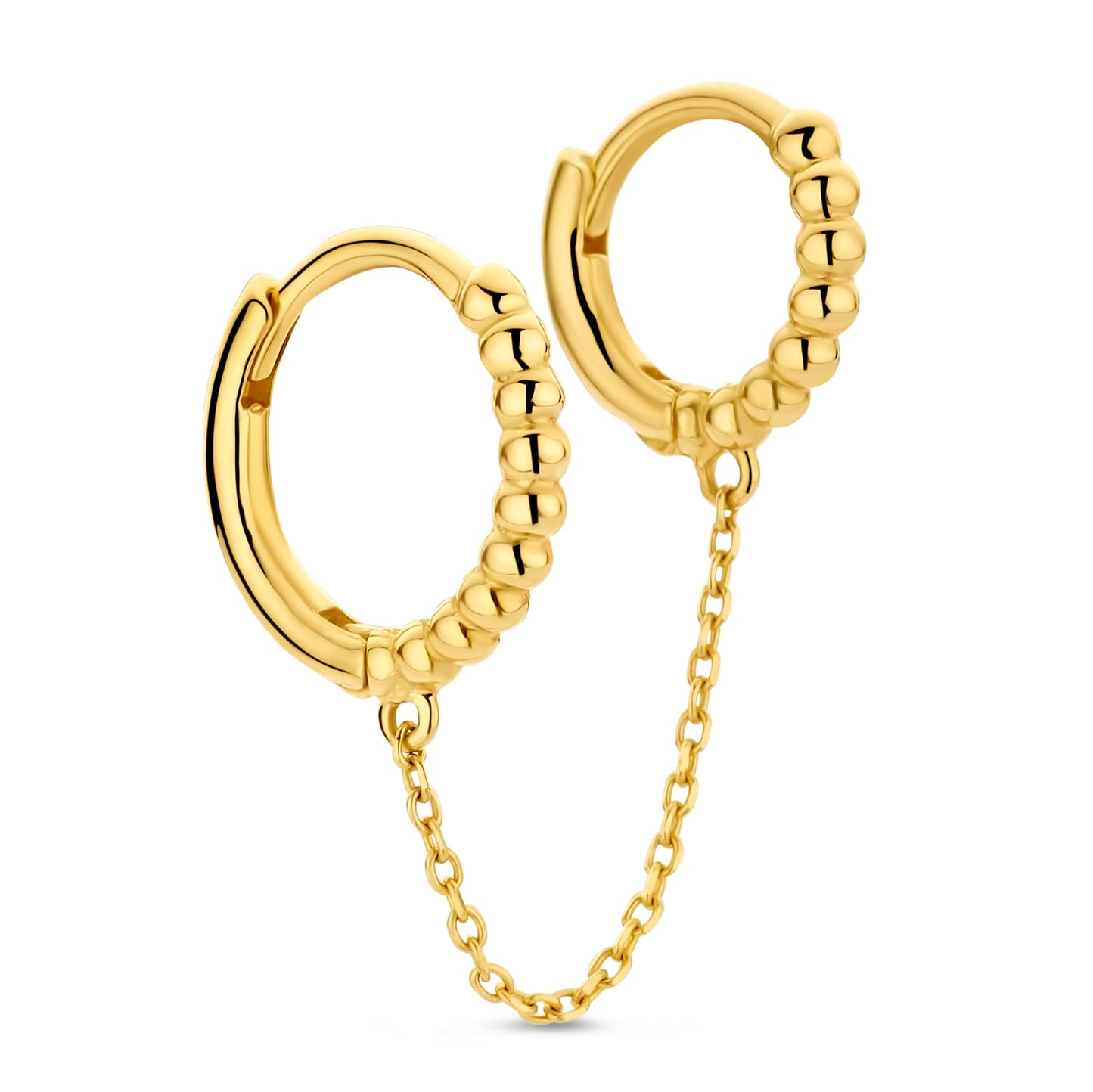unisex Ohrring 585er Gold