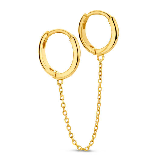 unisex Ohrring 585er Gold