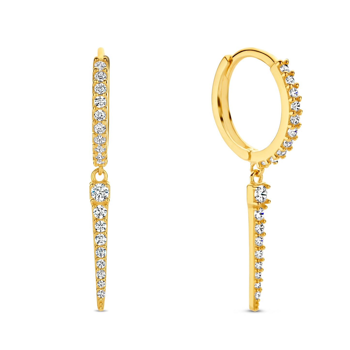 unisex Ohrring 585er Gold