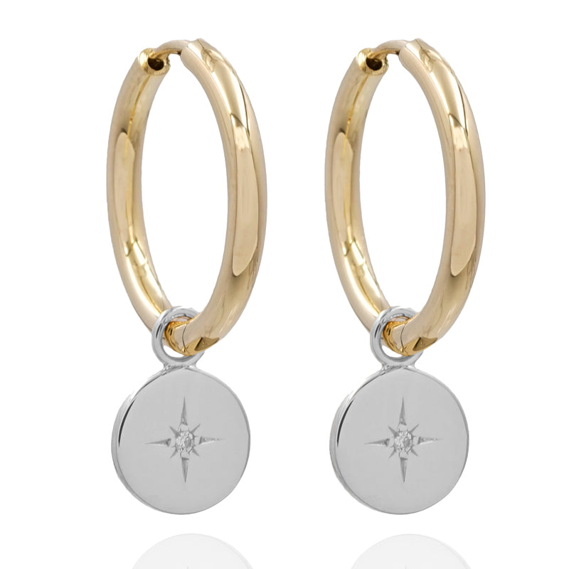 Unisex Ohrring 925er Silber