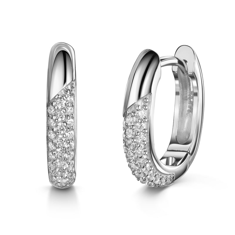 Unisex Ohrring 925er Silber