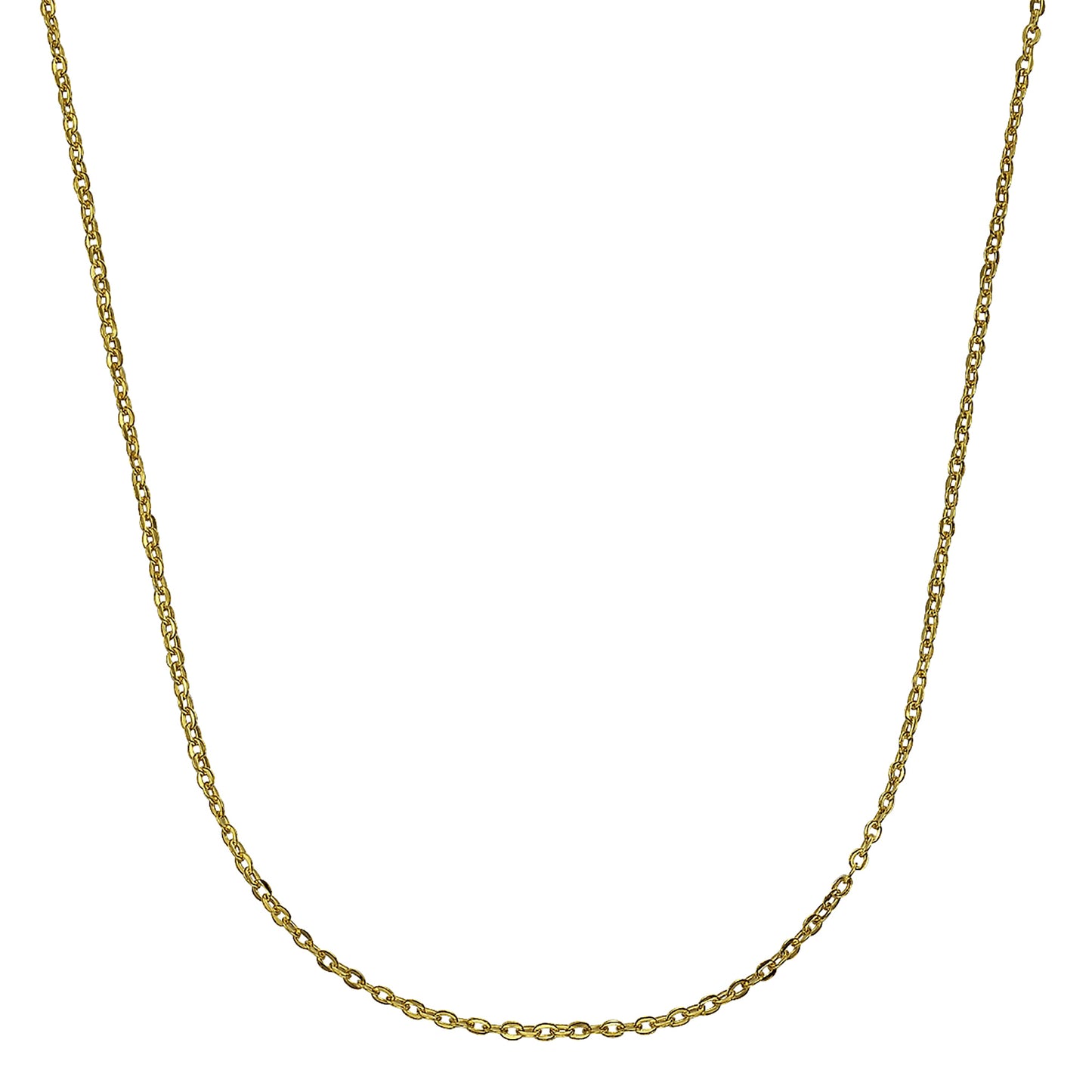 Ankerkette 1,5 mm breit, aus 585er Gold