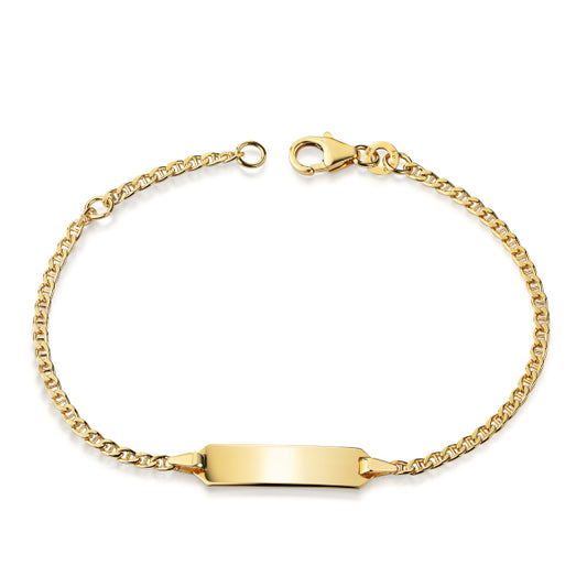 Kinder Schildarmband, aus 333er Gold