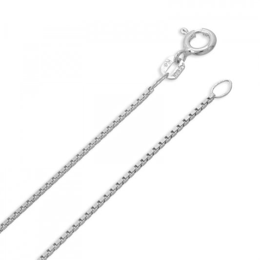 Venezianerkette 1.0 mm breit, aus 925er Silber