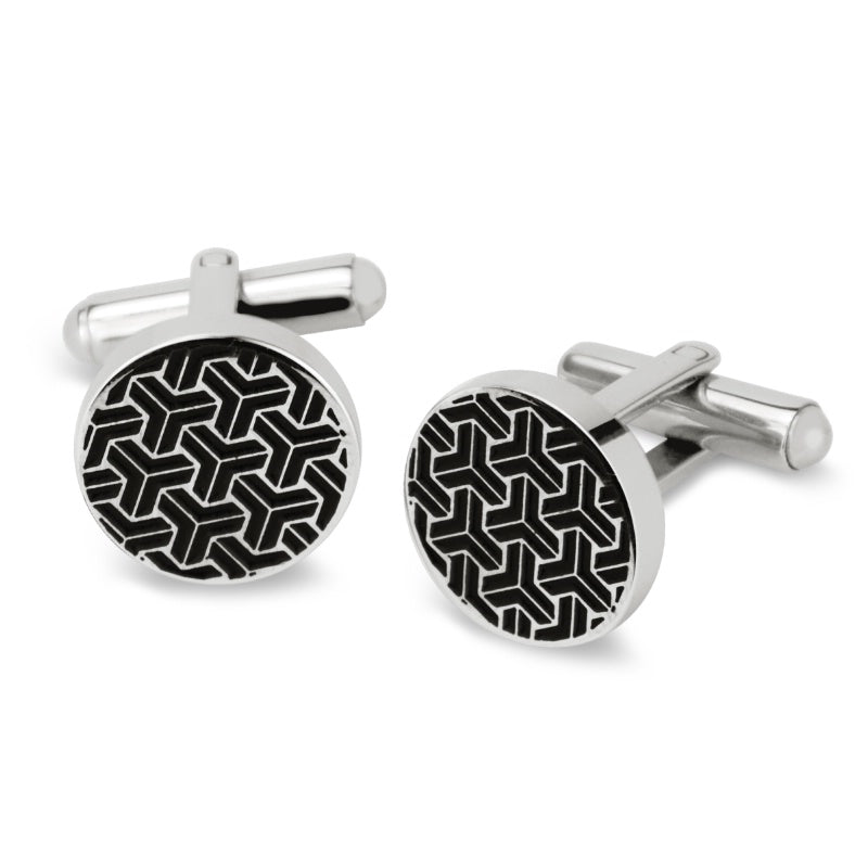 Herren Manschettenknöpfe   Edelstahl