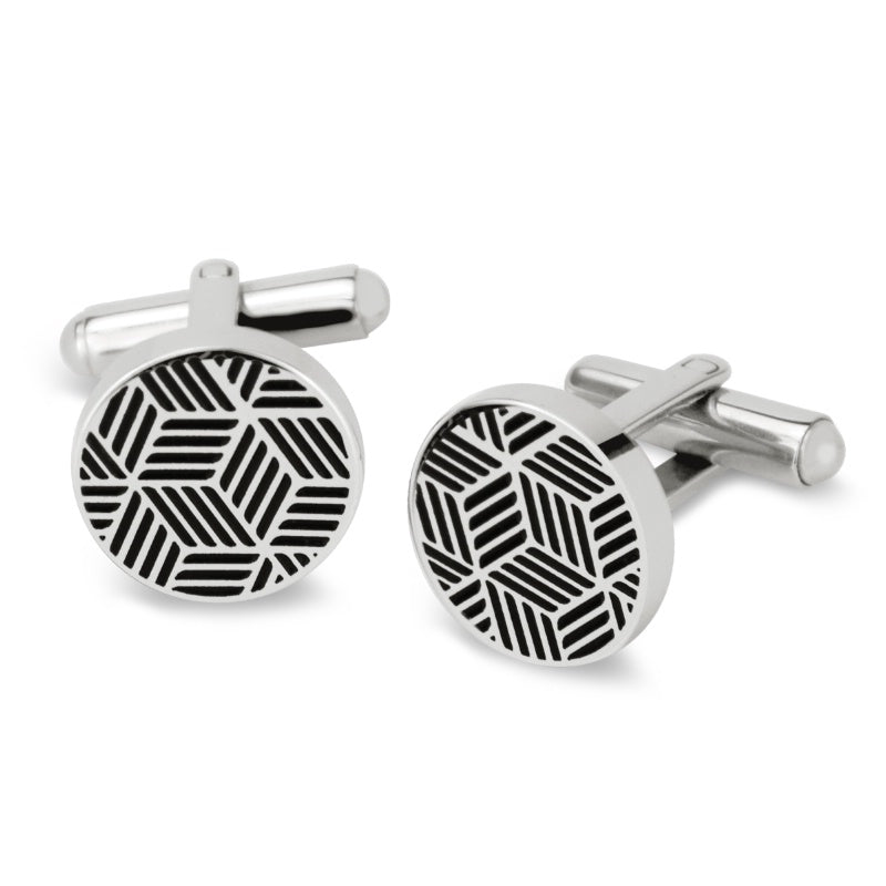 Herren Manschettenknöpfe Edelstahl