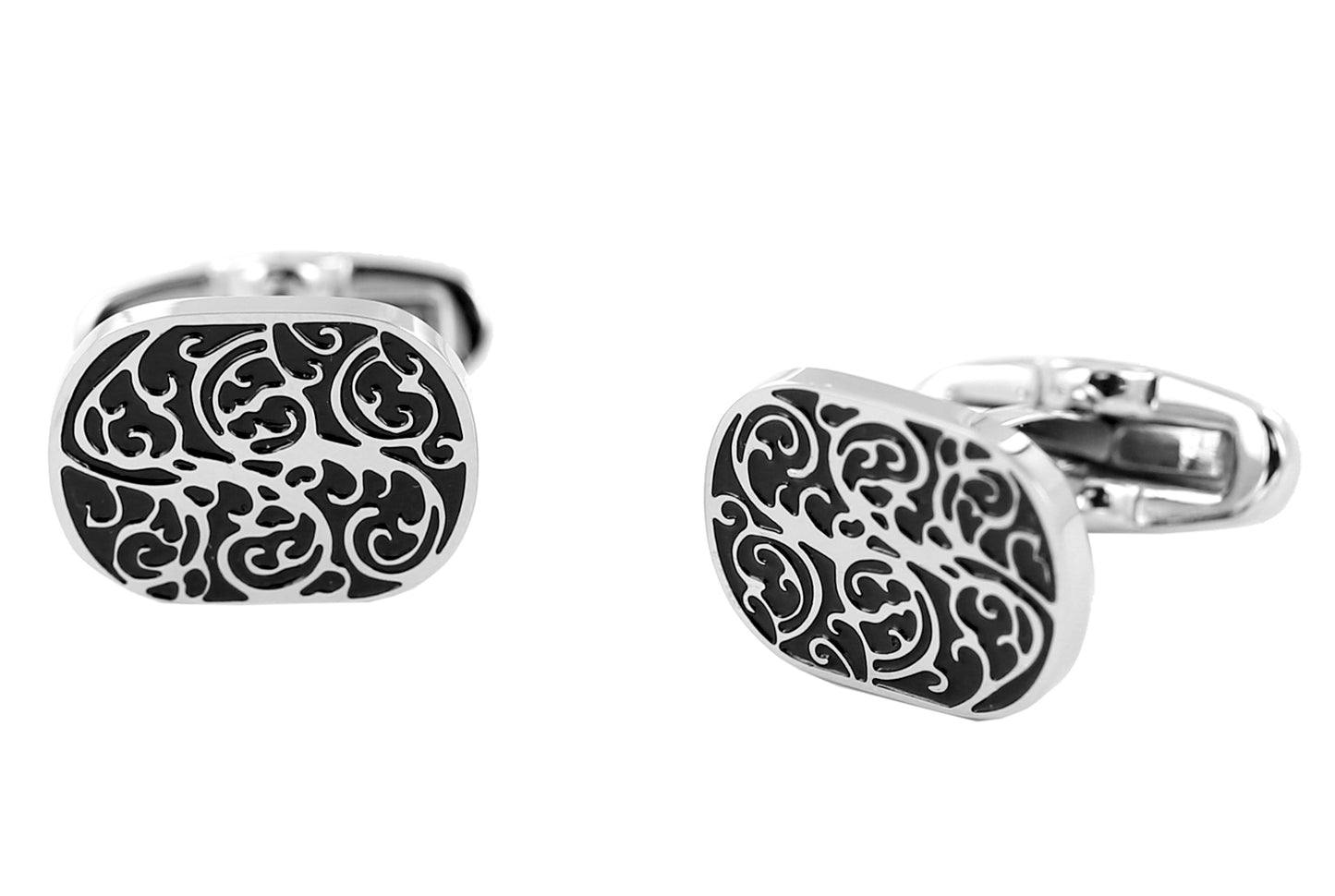 Herren Manschettenknöpfe Edelstahl