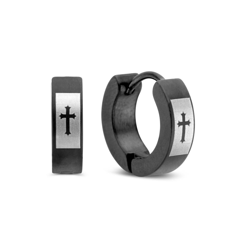 Herren Ohrring Edelstahl