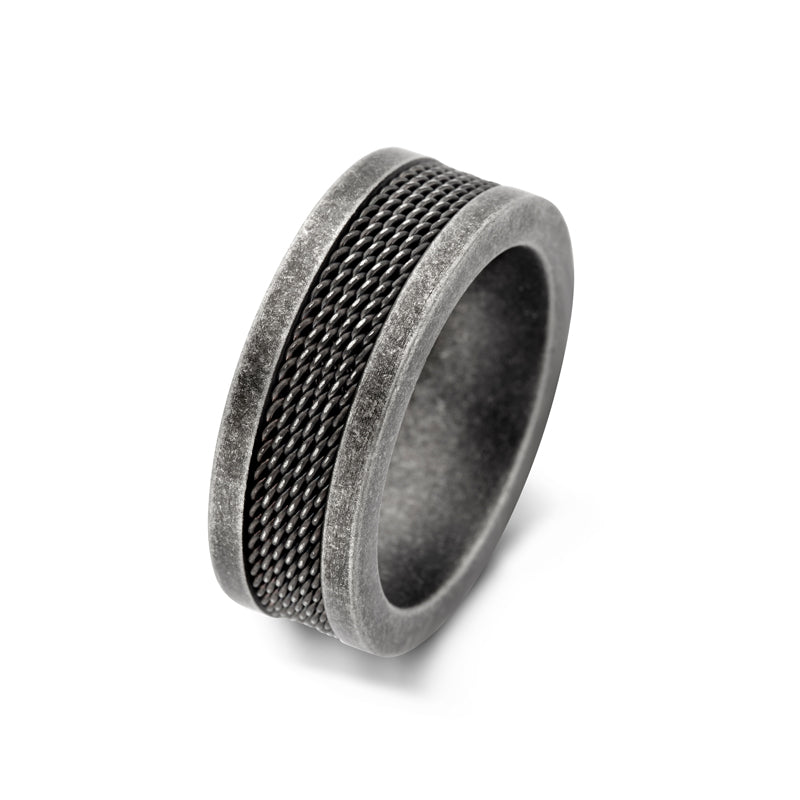 Herren Ring Edelstahl