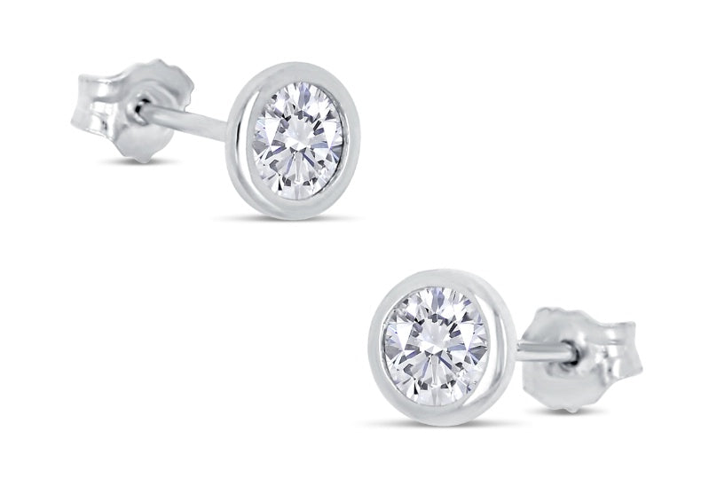 unisex Ohrring 925er Silber