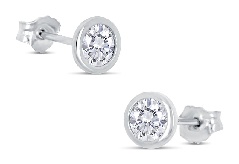 unisex Ohrring 925er Silber