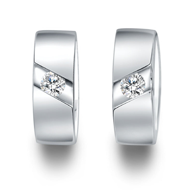 unisex Ohrring 925er Silber