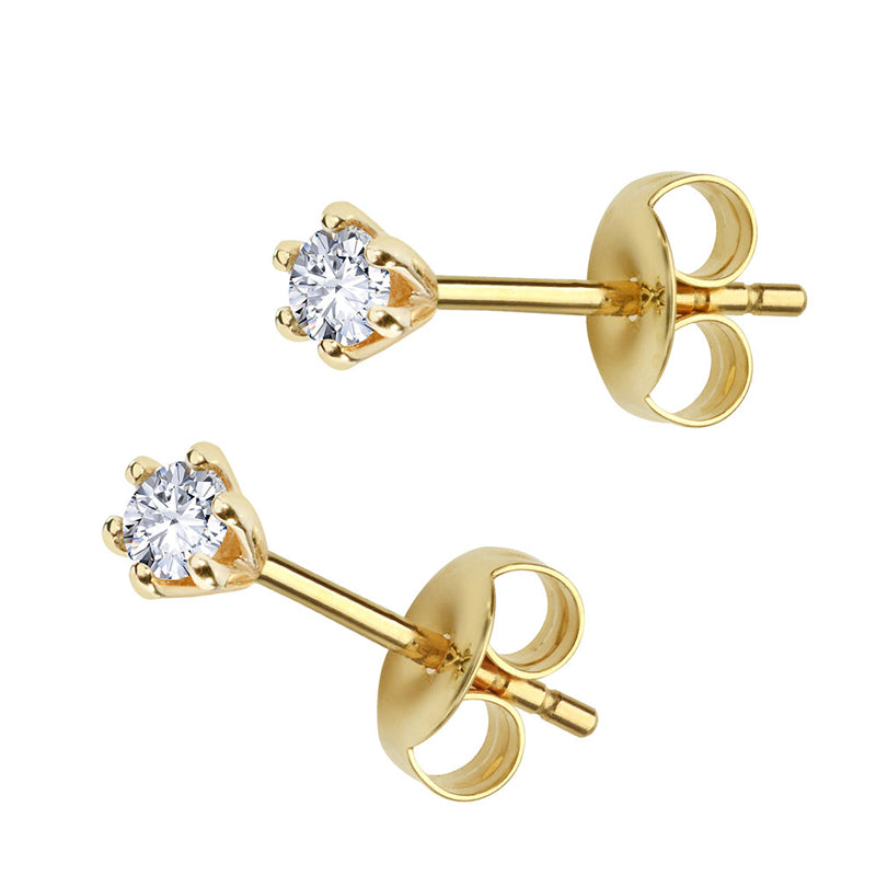 unisex Ohrring 585er Gold