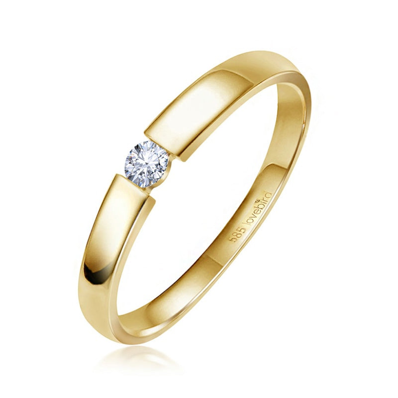 unisex Ring 585er Gold