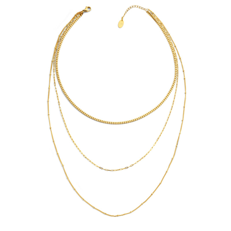 unisex Halskette Edelstahl