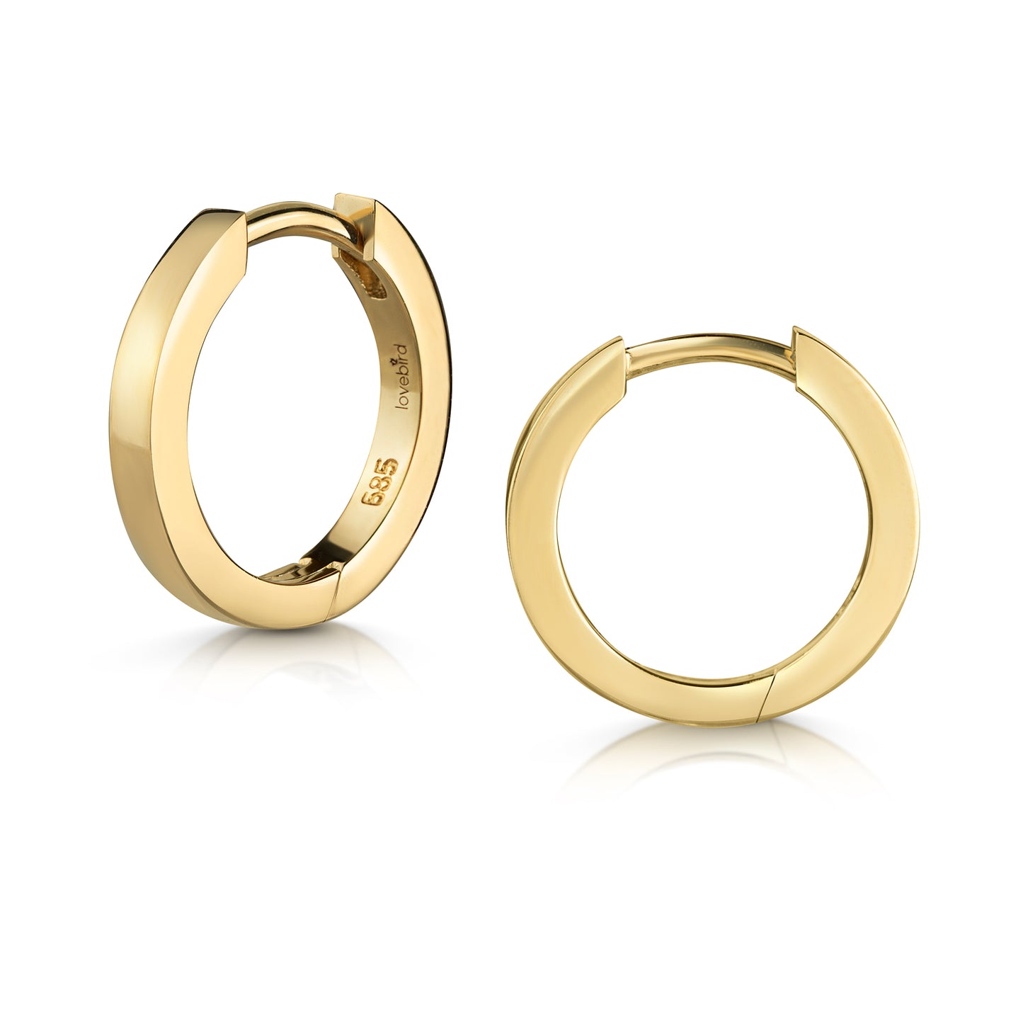 unisex Ohrring 585er Gold