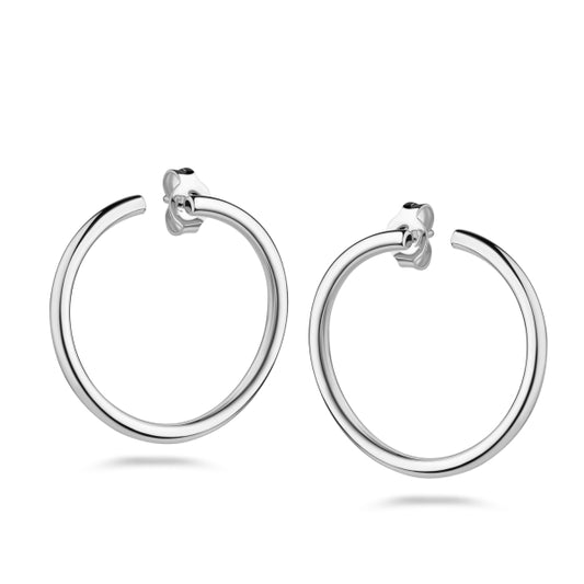 Ohrstecker rund Ø 24mm aus 925er Silber