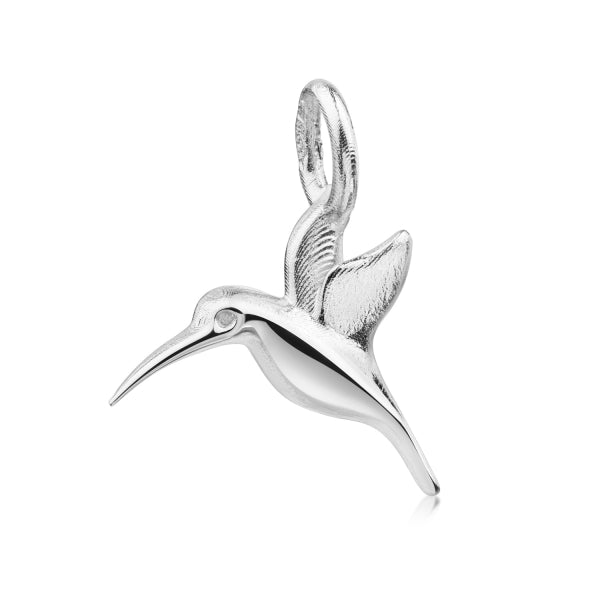 Anhänger Kolibri aus 925er Silber, rhondiniert oder vergoldet