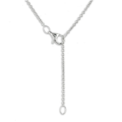 Collier mit Herz, mit 8 Zirkonia, aus 925er Silber