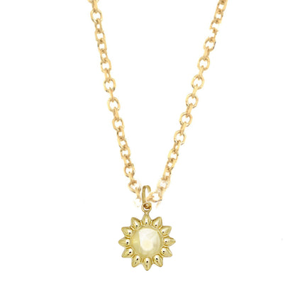 Collier aus 585er Gold, mit Motivanhänger aus 585er Gold