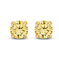 Ohrstecker mit Zirkonia, verschiedene Farben, 5 mm, aus 585er Gold