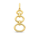 Anhänger 3 Ovale Gold 585er Gold