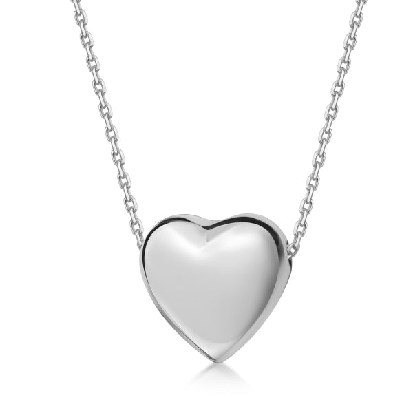 Collier mit Anhänger Herz aus 925er Silber