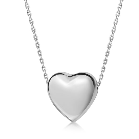 Collier mit Anhänger Herz aus 925er Silber