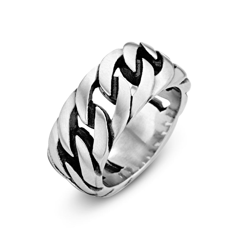 Herren Ring   Edelstahl  