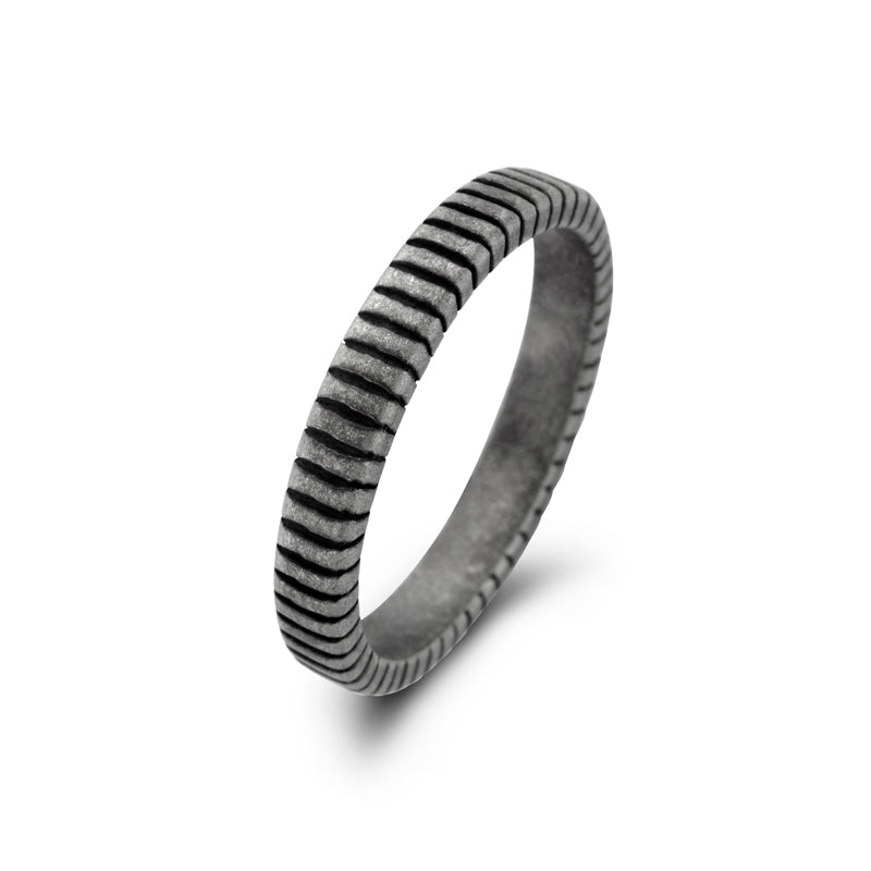 Herren Ring   Edelstahl  