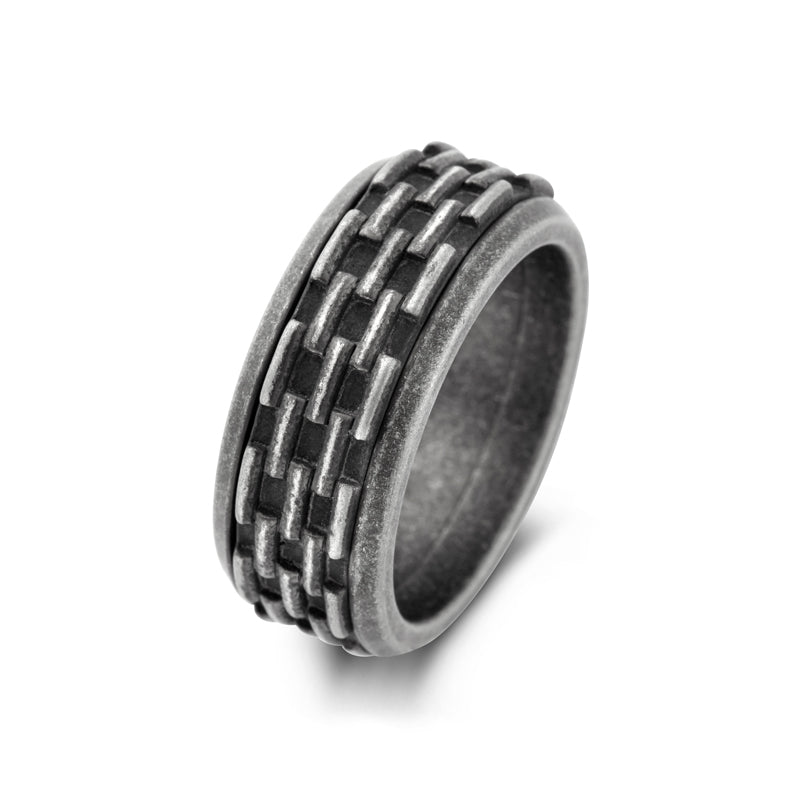 Herren Ring   Edelstahl  