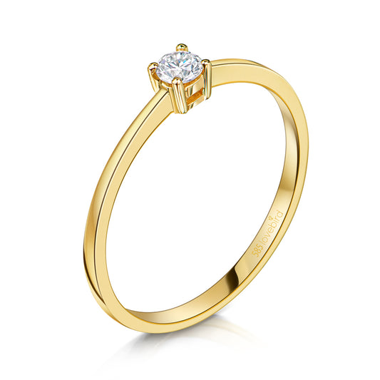 Damen Ring 585er Gold  