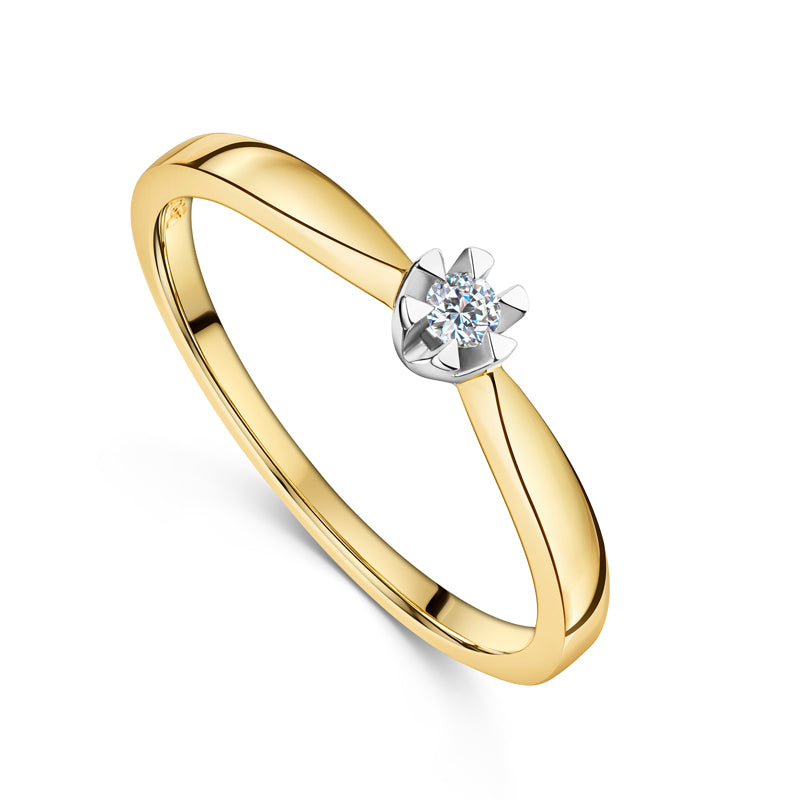 Damen Ring 585er Gold  